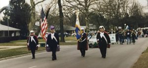 4th Degree Leading St Patricks Day Parade - March 13, 1999