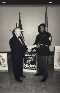 Edward Froning Recognizing the Marine Corps