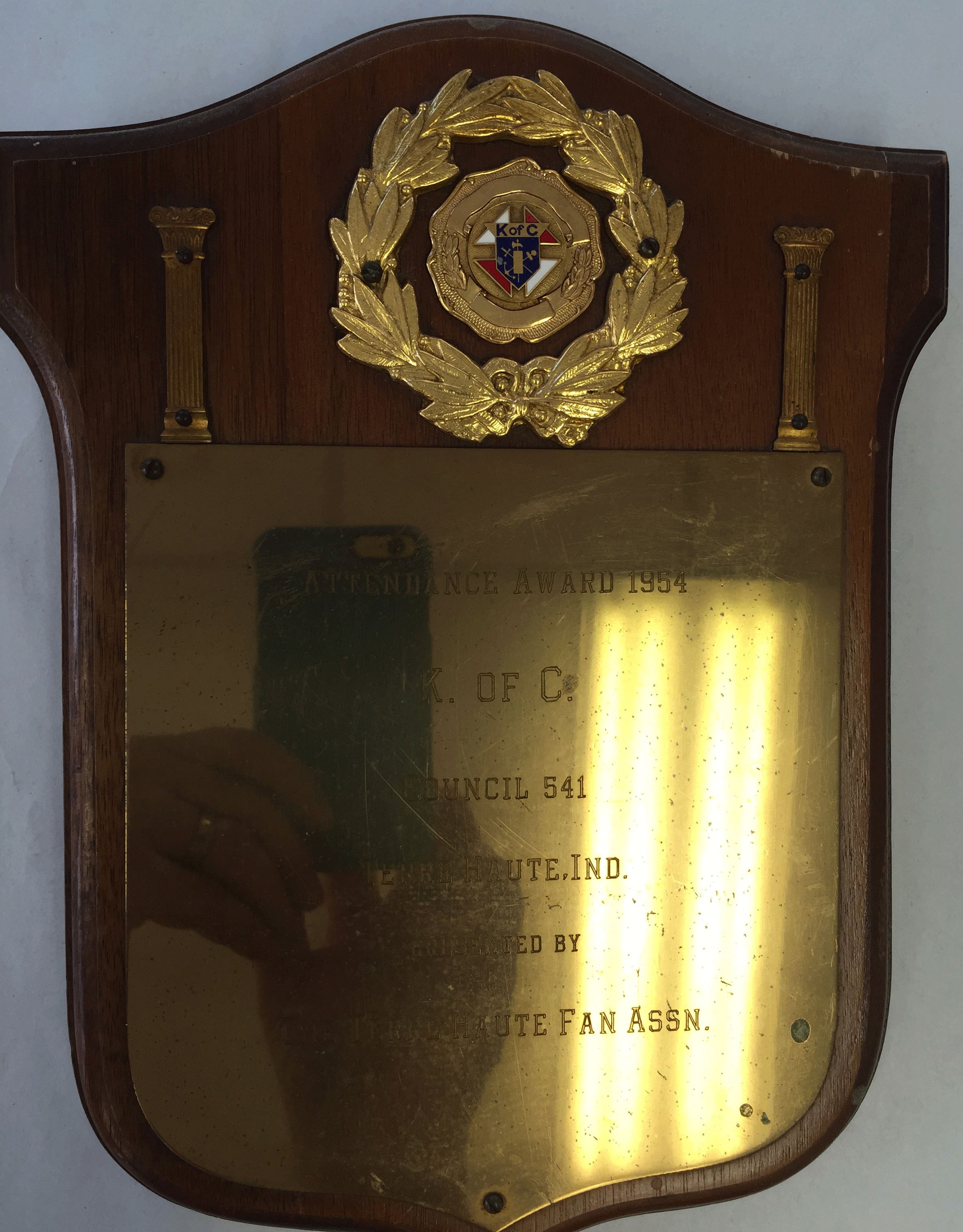 Attendance-Award-1954 | The Knights of Columbus